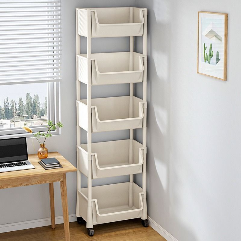 Household Multi-layer Storage Rack With Wheels