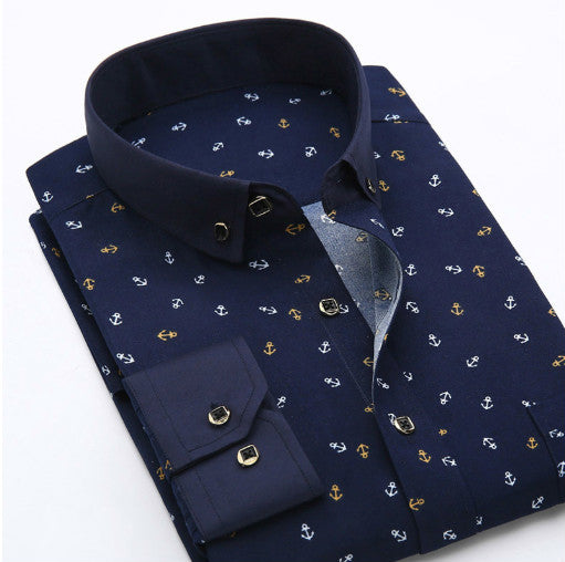 Nicely Mens Floral Print Shirts