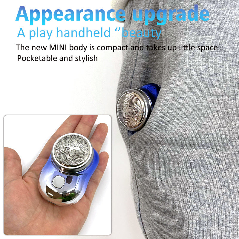 Mini Portable Face Cordless Shavers Rechargeable USB Electric Shaver Wet & Dry Painless Machine Shaving For Men