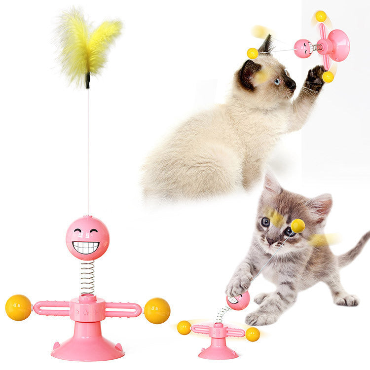 Cat Rotating Windmill Multi-Function Toys .