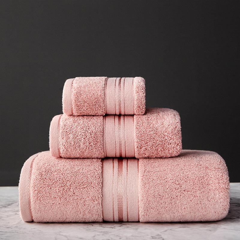 Soft and Pure Color Thick Cotton Bath Towel Increased Pure Cotton Beach Towel Beauty Salon Bath Towel