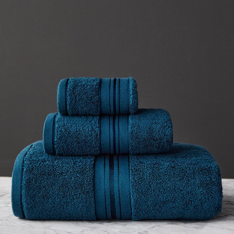 Soft and Pure Color Thick Cotton Bath Towel Increased Pure Cotton Beach Towel Beauty Salon Bath Towel
