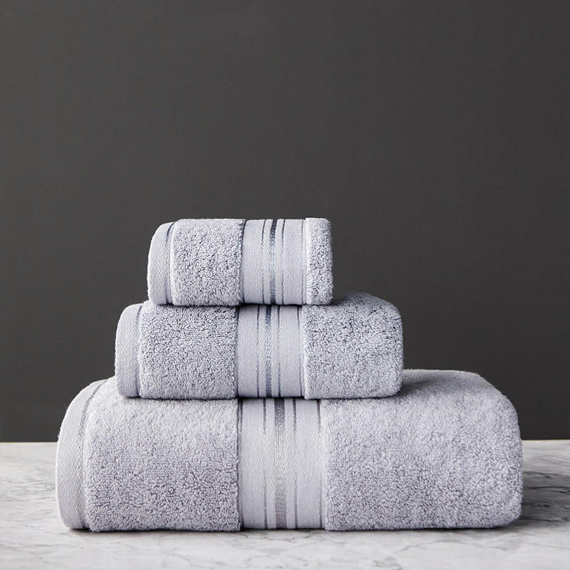 Soft and Pure Color Thick Cotton Bath Towel Increased Pure Cotton Beach Towel Beauty Salon Bath Towel