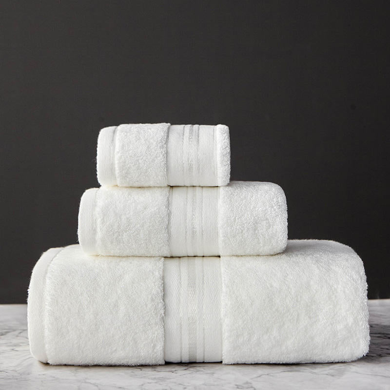 Soft and Pure Color Thick Cotton Bath Towel Increased Pure Cotton Beach Towel Beauty Salon Bath Towel
