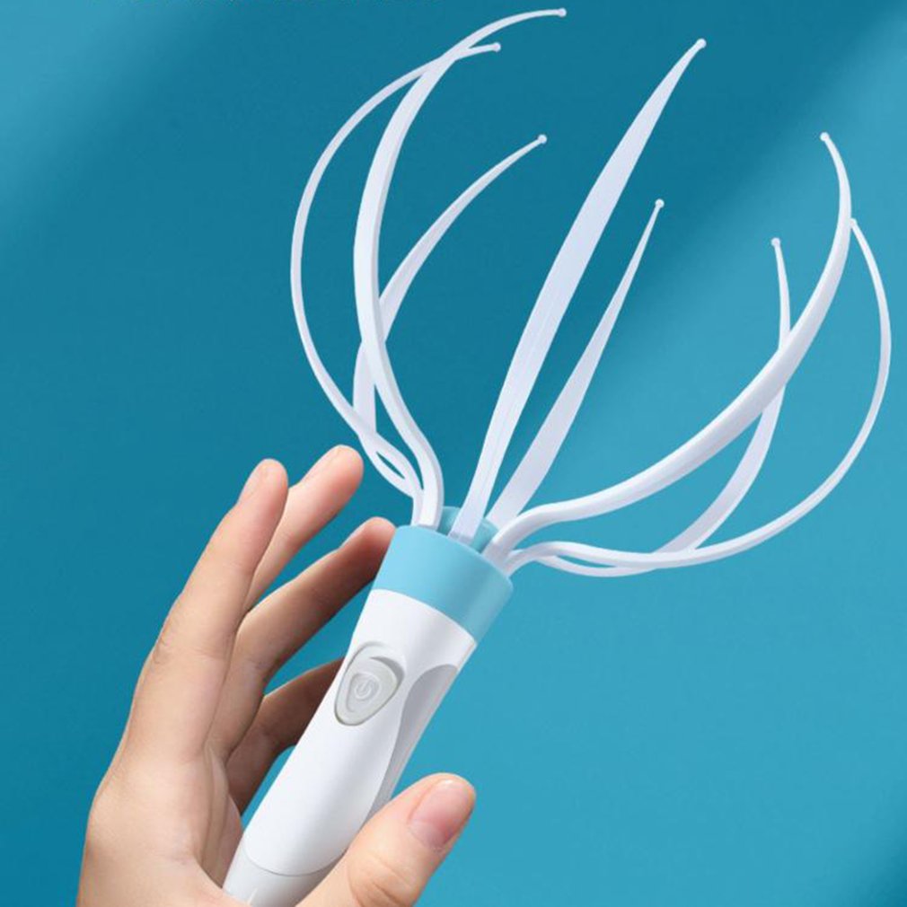 Head Scalp Massager Octopus Vibration And Refreshing E Massager