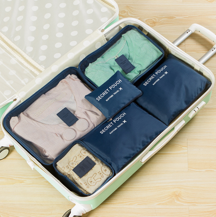 Best Durable Waterproof Nylon Packing Cube Travel Organizer Bag