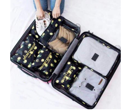 Best Durable Waterproof Nylon Packing Cube Travel Organizer Bag
