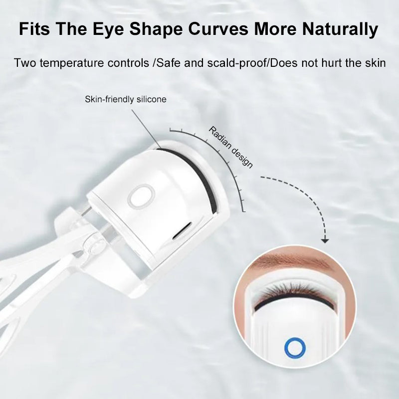 Best Eyelash Curler Portable Electric Heated Comb Eye Lash Long Lasting Eyelashes Curls Thermal Eyelash Curler Makeup Tools Heated Eyelash Curlers,Rechargeable Electric Eyelash Curler,Handheld Eyelash Heat