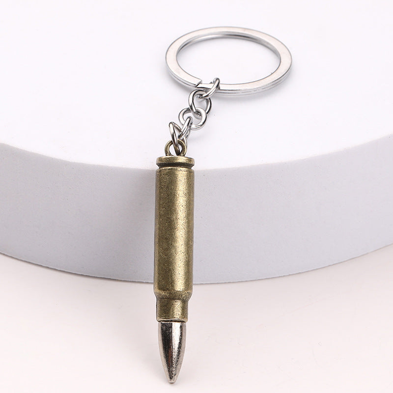 Bullet Model Metal Keychain Pendant