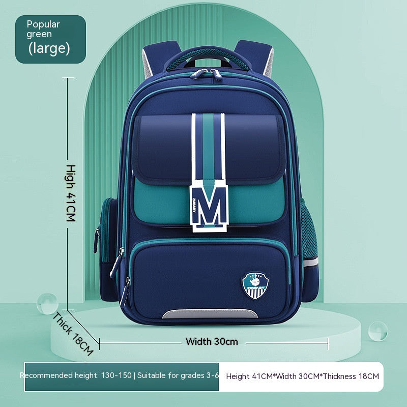 Nicely Baby Burden Relief Spine Protection Primary School Student Schoolbag Large Capacity Lightweight Children Backpack/