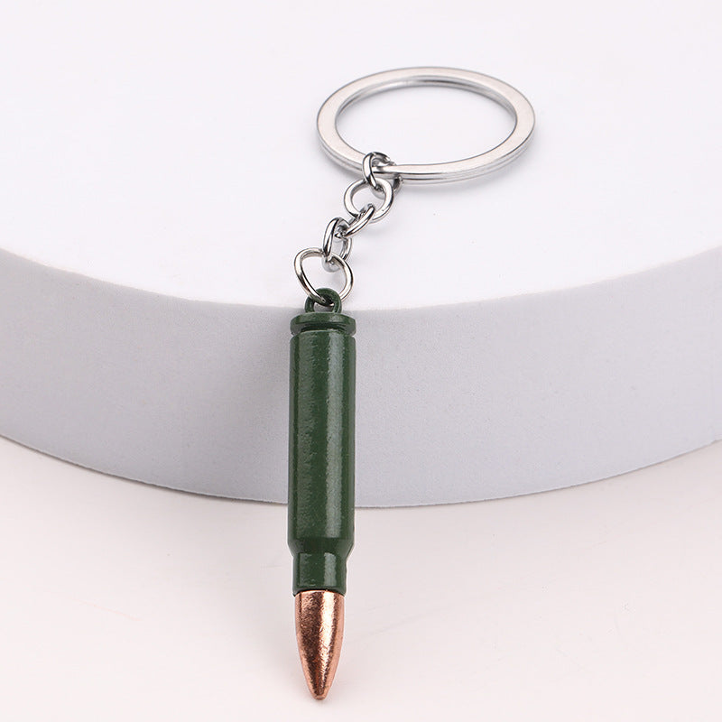 Bullet Model Metal Keychain Pendant