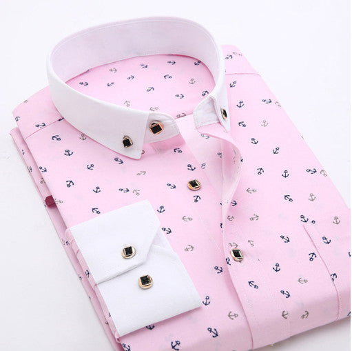 Nicely Mens Floral Print Shirts