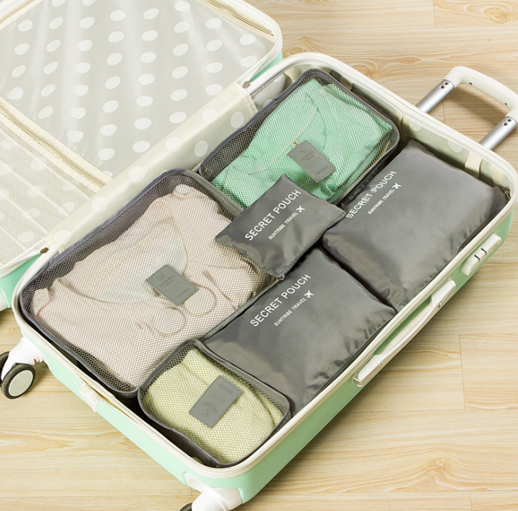Best Durable Waterproof Nylon Packing Cube Travel Organizer Bag