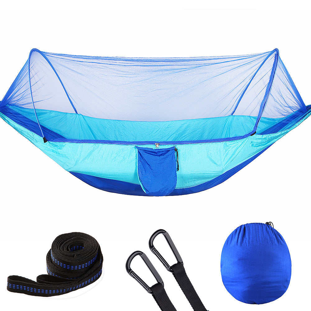 Nicely Fully Automatic Quick Opening Hammock With Mosquito Net