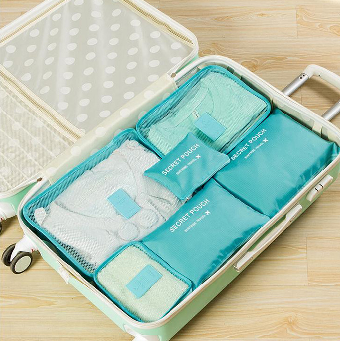 Best Durable Waterproof Nylon Packing Cube Travel Organizer Bag