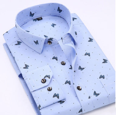 Nicely Mens Floral Print Shirts