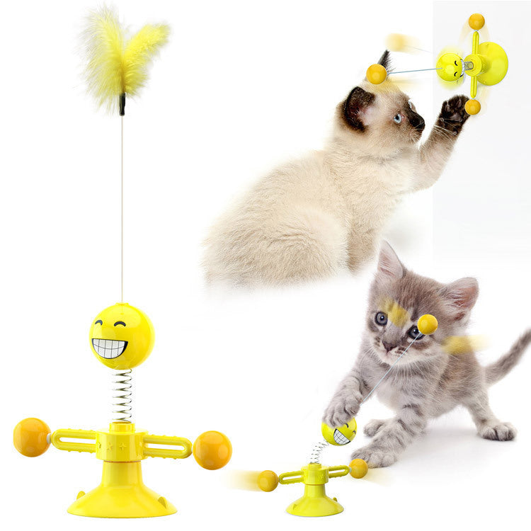 Cat Rotating Windmill Multi-Function Toys .