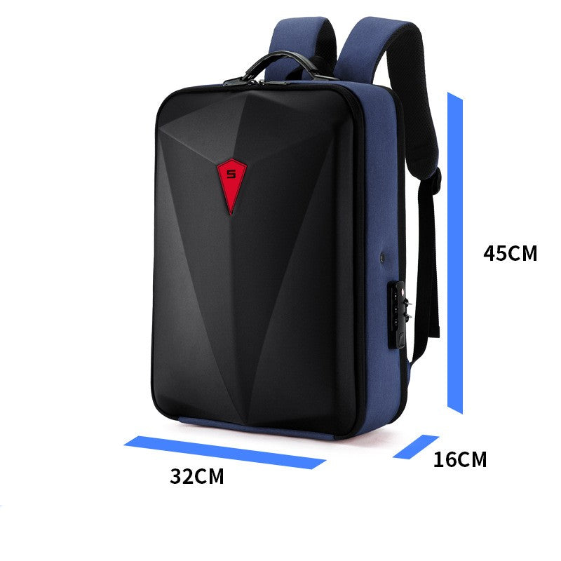 Great Alloy Frame Hard Shell Setting Men's Backpack /