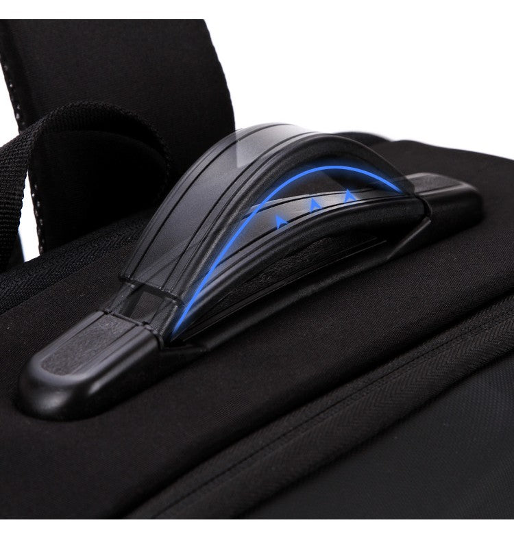 Great Alloy Frame Hard Shell Setting Men's Backpack /