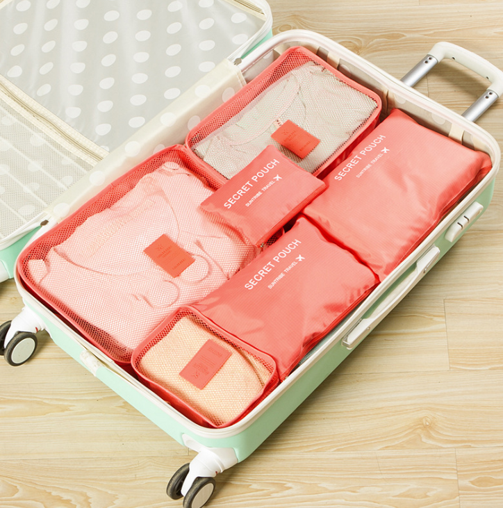 Best Durable Waterproof Nylon Packing Cube Travel Organizer Bag