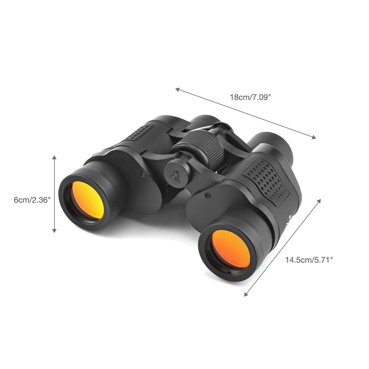 Best 60x60 High Power Binoculars With Coordinates Portable Telescope LowLight Night Vision For Hunting Sports Travel Sightseeing/