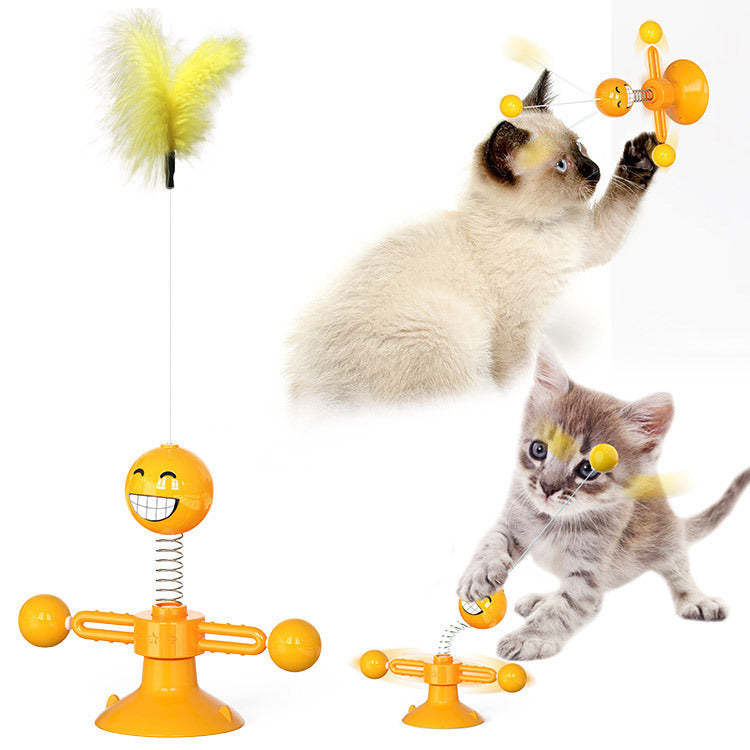 Cat Rotating Windmill Multi-Function Toys .