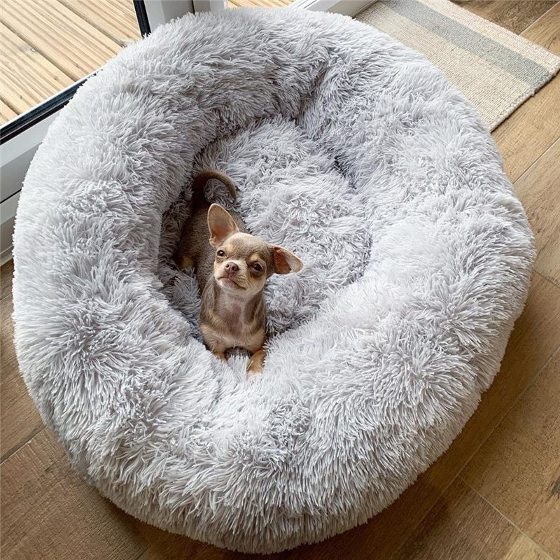 Deep Sleep Dog House Dog Bed Super Soft Washable Long Plush Pet KennelVelvet Mats Sofa For Dog Basket Pet Cat Bed