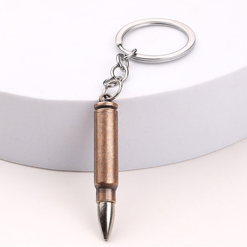 Bullet Model Metal Keychain Pendant