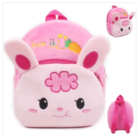 Nicely Children's Schoolbag Plush Toy Backpack