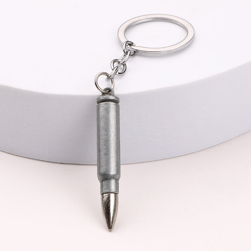 Bullet Model Metal Keychain Pendant