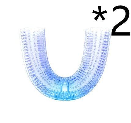 Best 360 Degrees Intelligent Automatic Electric Toothbrush Waterproof U Type Tooth Brush Whitening Blue Light USB Charging