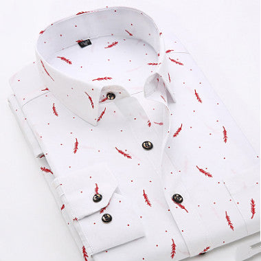 Nicely Mens Floral Print Shirts