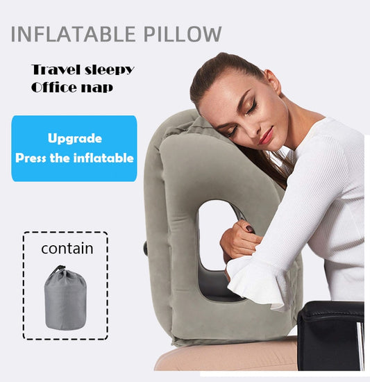 Nicely Inflatable Cushion Travel Pillow The Most Diverse & Innovative Pillow for Traveling 2017 Airplane Pillows Neck Chin Head Support